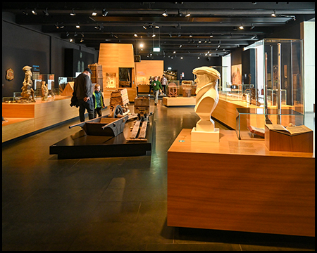 Ausstellung eines Museums