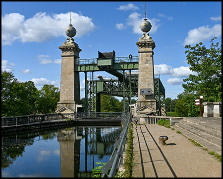 Schiffshebewerk Henrichenburg vom Oberwasser gesehen